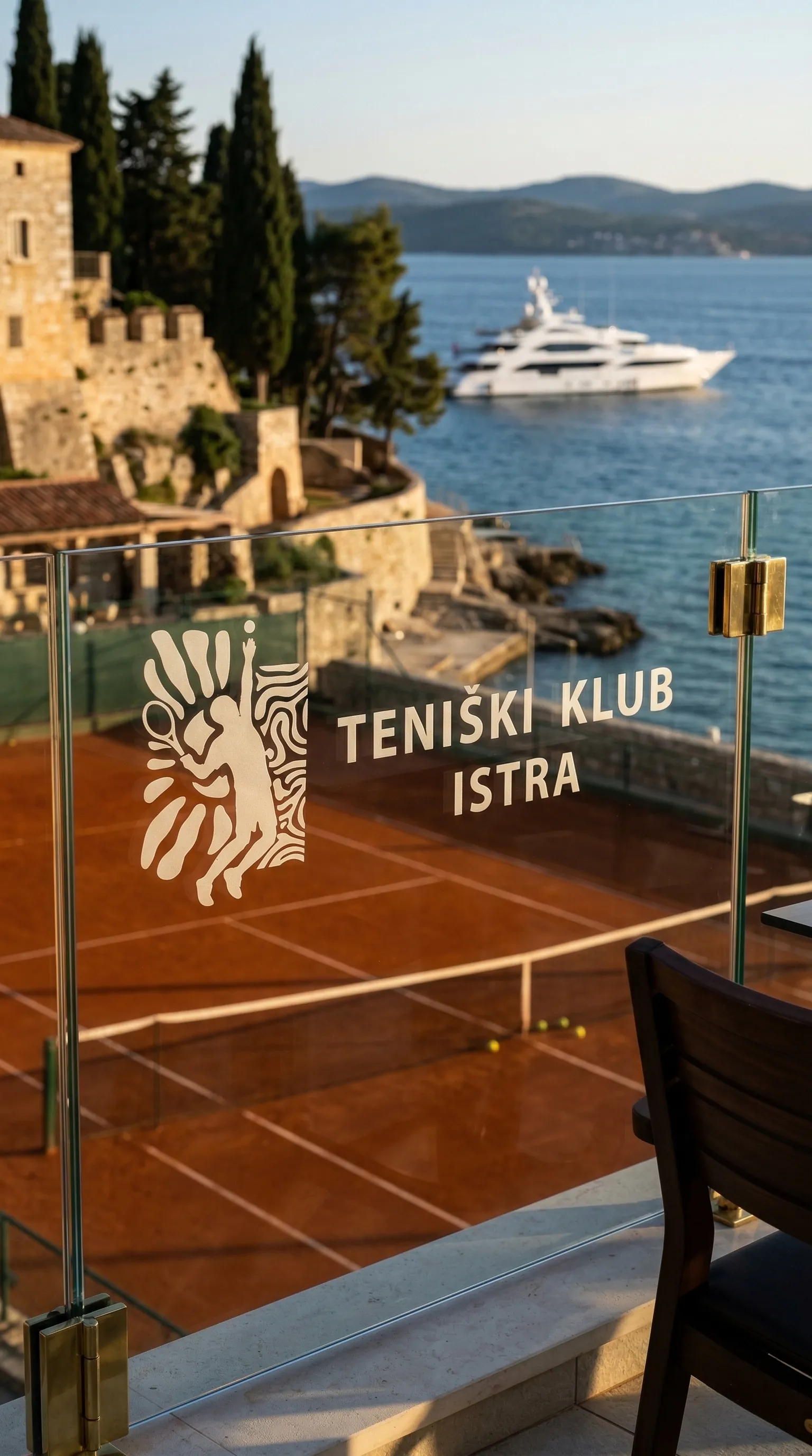 Tennis Club Istra logo design by Studio ALLUR — brand identity